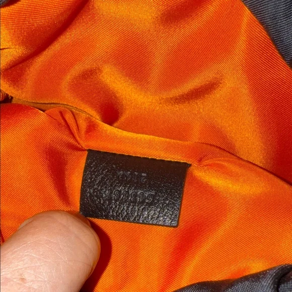 GG Orange nylon off the grid backpack - Picture 5 of 16
